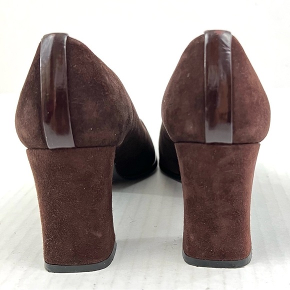 Stuart Weitzman Brown Suede Pumps - Size 5.5 - Picture 4 of 13